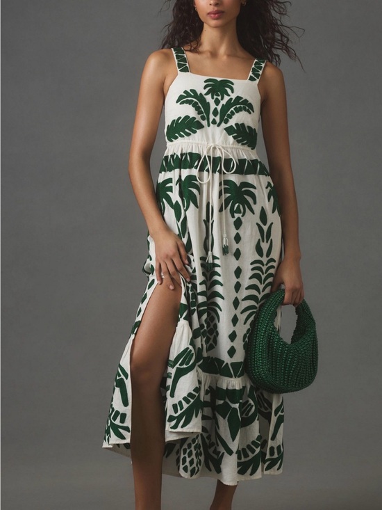 FARM Rio Dresses & Skirts - Farm Rio Embroidered Midi Dress